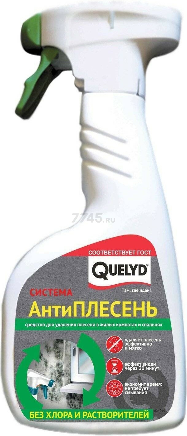 Средство чистящее для помещений QUELYD Антиплесень 0,5 л